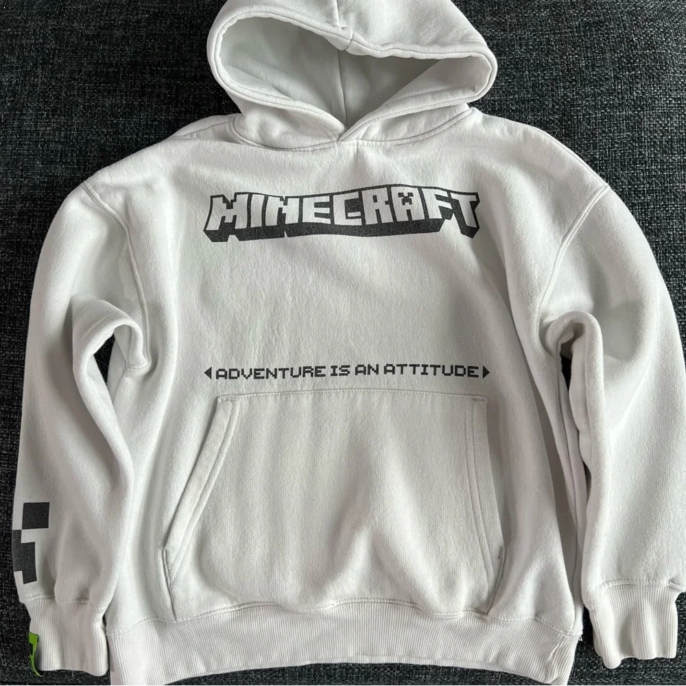 Zara X Minecraft Boys Hooded Sweater Size 10 - Picture 2 of 9